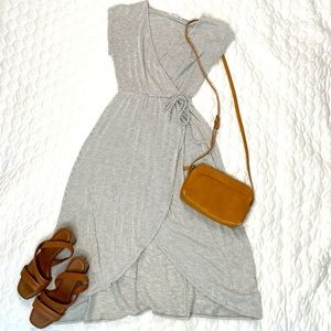 Caution to the Wind Wrap Dress